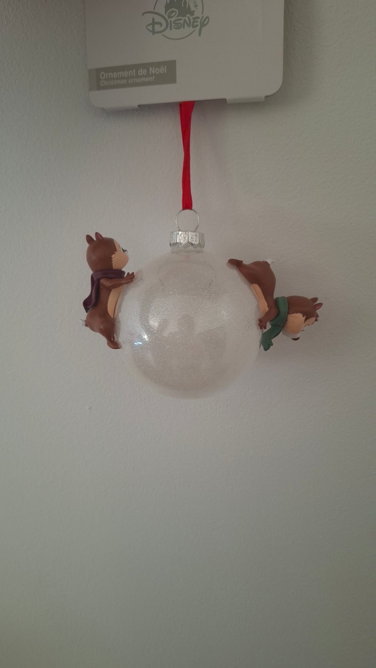 Boule de Noël Tic et Tac