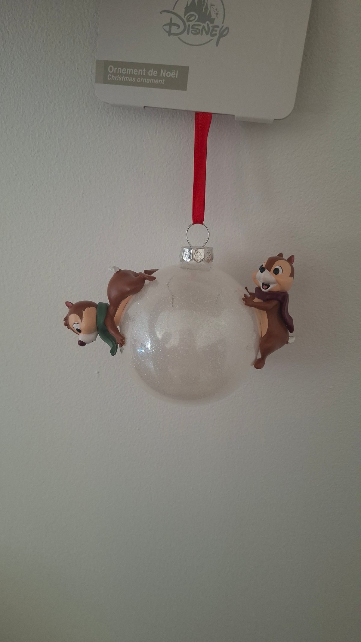 Boule de Noël Tic et Tac